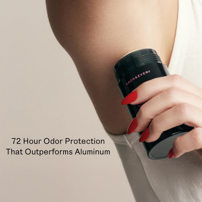 Each & Every All Natural Deodorant for Men & Women - Sensitive Skin, Vegan, Baking Soda & Aluminum-Free Deodorant - Clean Long Lasting Odor Control - Cardamom & Ginger Natural Fragrance, 2.5oz - Image 4