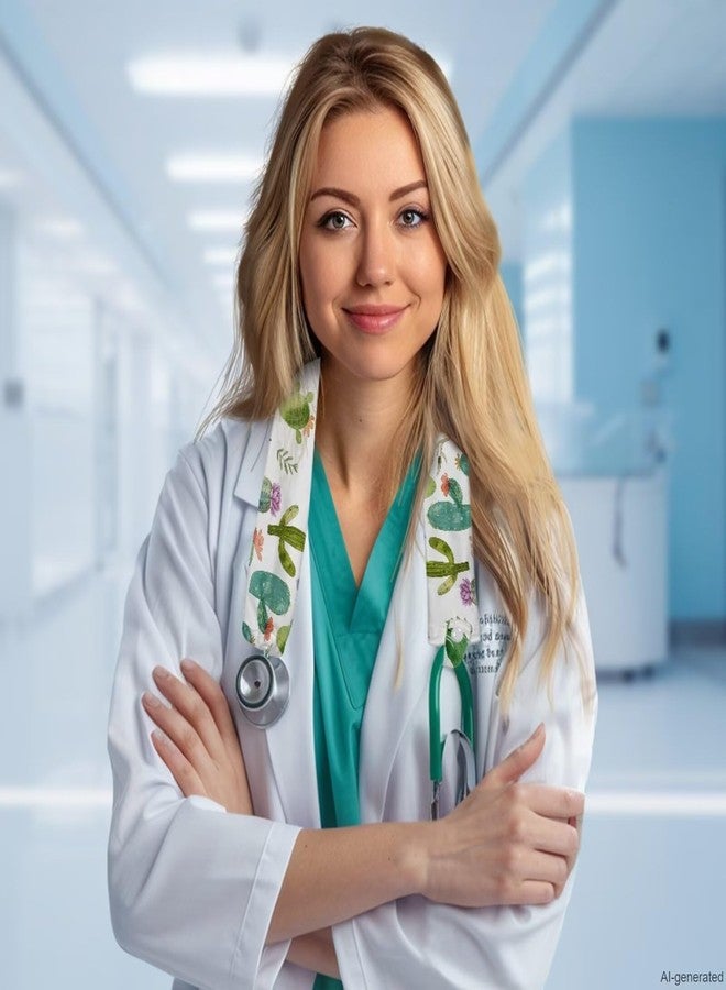 غطاء سماعة الطبيب من كوجاسمارو، غطاء سماعة الطبيب على شكل نبات الصبار العصاري، مناسب للممرضات والأطباء. - Image 4