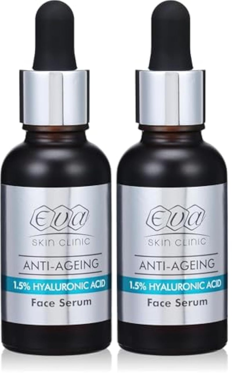 Eva Skin Clinic - Hyaluronic Acid Facial Serum, 30ml (Pack of 2) - Image 1