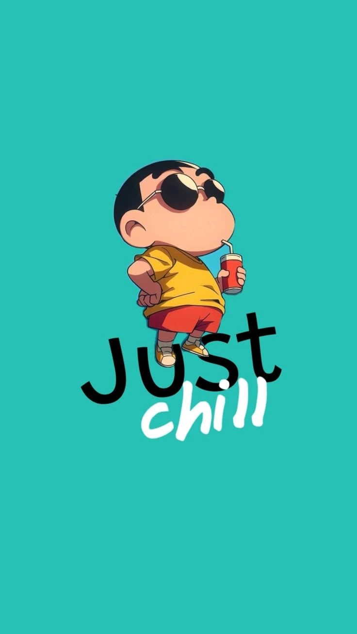 ARS Just Chill Cartoon Poster Canvas Wall Art – Cute Cartoon Character Wall Decor for Kids Bedroom, Gaming Room, Playroom & Modern Home Decoration (Unframed)- Size Available, Add Wall Sticker Poster - Image 4