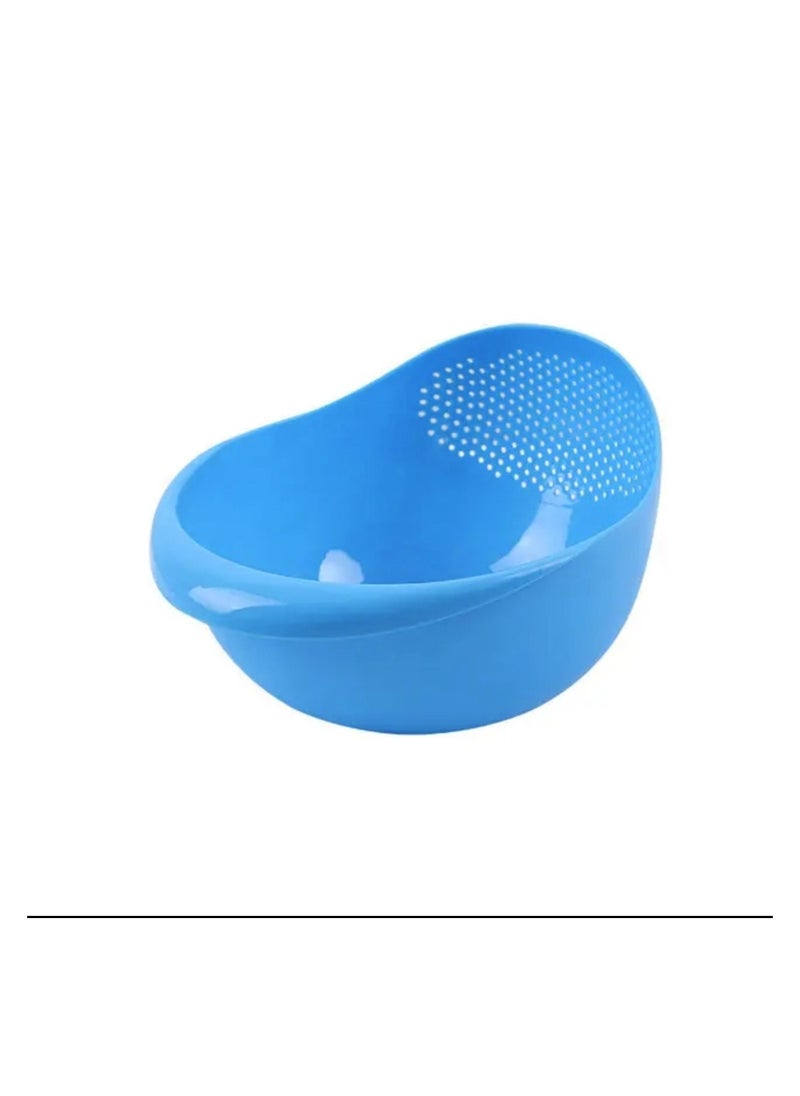 Piccasio PICCASIO 2 Pieces Rice Colander ,Rice Strainer and Small Grains Washing Colander Drain Basket For Vegrtable and Fruit,Pasta Home Kitchen Basket With Handles Small Size  - Image 3