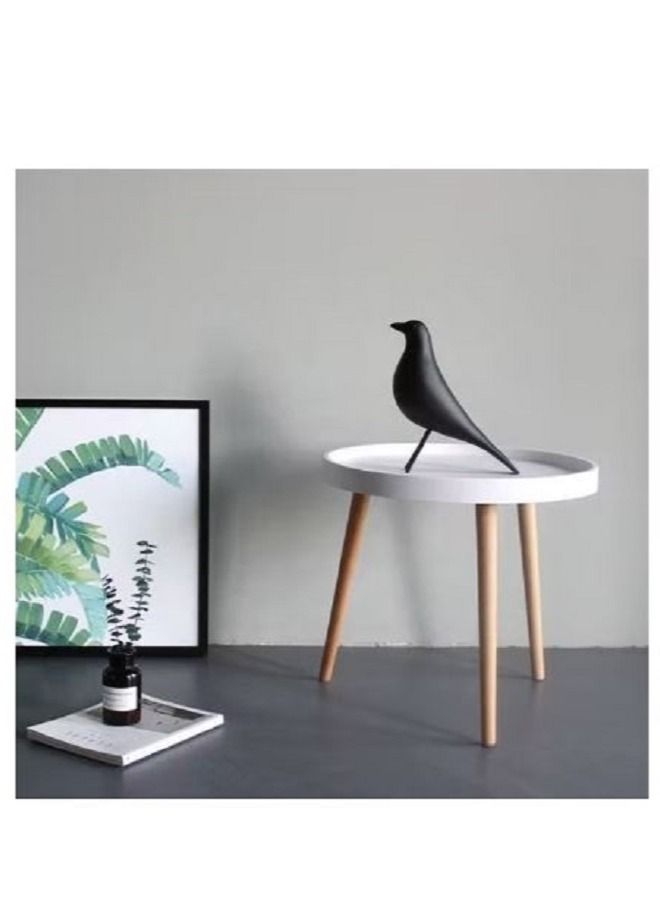 AGD Wooden Coffee Table White/Beige - Image 4