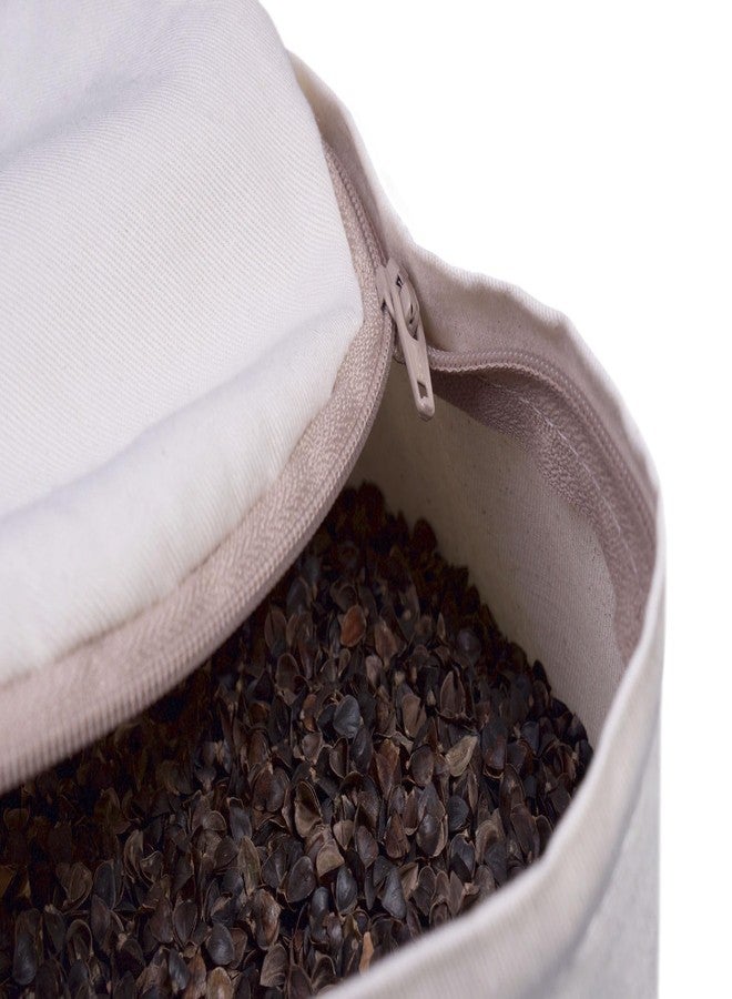 Hullo Bolster Pillow 17"×6"×6" - Cylindrical Buckwheat Pillow, Organic Neck Roll, Cool, Firm Support. Made in USA - Image 3