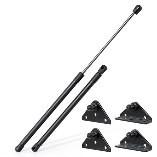 JAGASOL 20 Inch 100 lbs Gas Struts with Mounting Brackets for RV Bed Lift, Heavy Duty Shock Springs for Storage Door.(Fit 95-105 lbs Lid) - Image 1