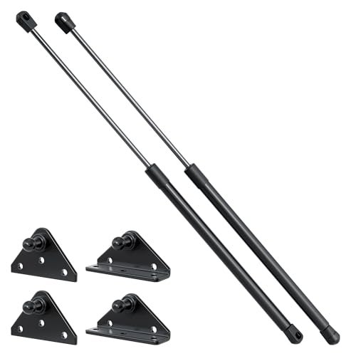 JAGASOL 20 Inch 100 lbs Gas Struts with Mounting Brackets for RV Bed Lift, Heavy Duty Shock Springs for Storage Door.(Fit 95-105 lbs Lid) - Image 2