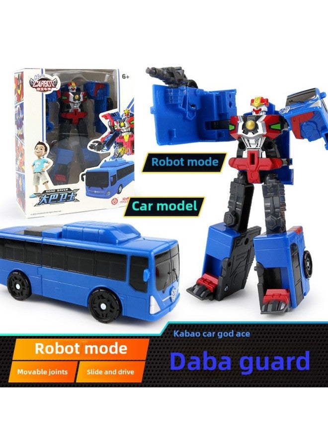 Kabao Car God Genuine Transforming Robot Multi-joint Movable Refitting Guard Bus Guard Children's Toy Boy-Color:HCS017 Kabao Car God-Youth-Cross-country Jetti - Image 3