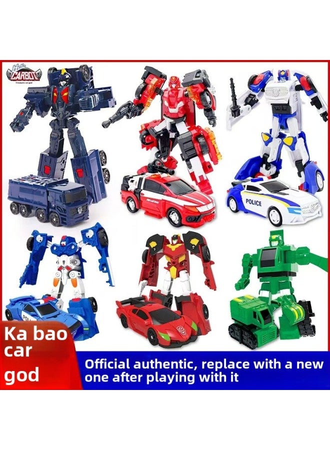 Kabao Car God Genuine Transforming Robot Multi-joint Movable Refitting Guard Bus Guard Children's Toy Boy-Color:HCS017 Kabao Car God-Youth-Cross-country Jetti - Image 2