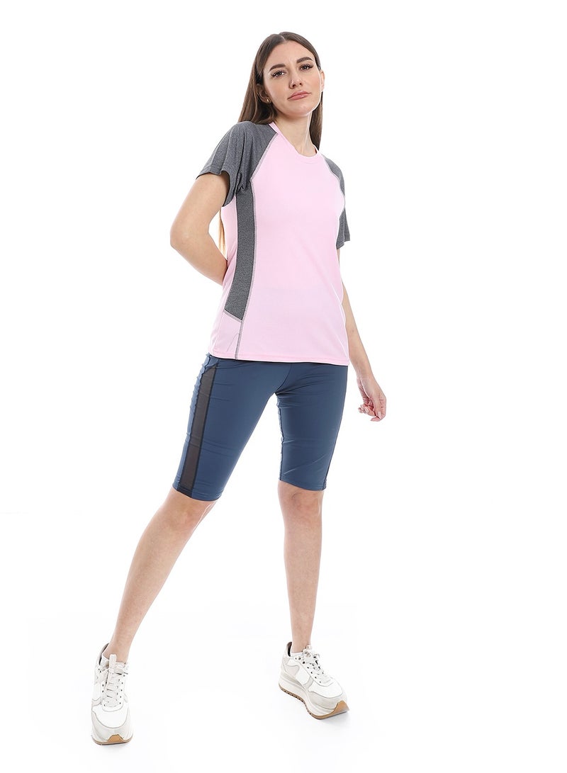 Caesar women sport t-shirt with half sleeves  - Image 4