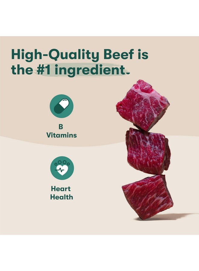 جينكس بسكويت جينكس المخبوز بالفرن مع مرق عظام لحم البقر، مقرمش، طبيعي بالكامل، غني بالأطعمة الخارقة مع لحم بقري حقيقي، يقطين، وتوت أزرق، 16 أونصة - Image 2