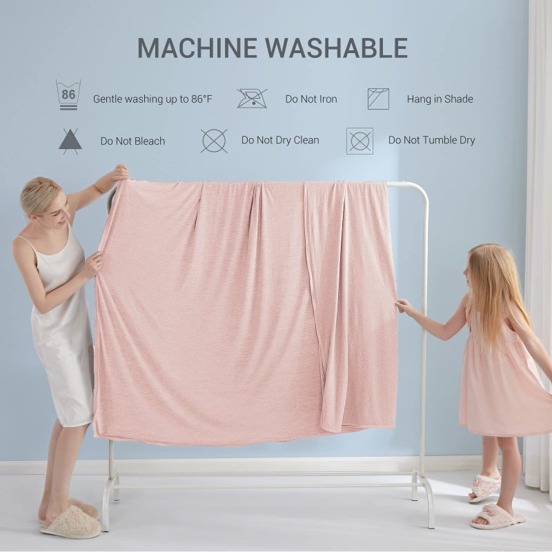 Marchpower Cooling Blanket for Hot Sleepers Kids  Arc-Chill Cool Throw Blanket with Double-Sided Design  Japanese Cooling Fiber Absorbs Body Heat  Lightweight Soft Blanket for Baby Sleeping Travel - Image 5