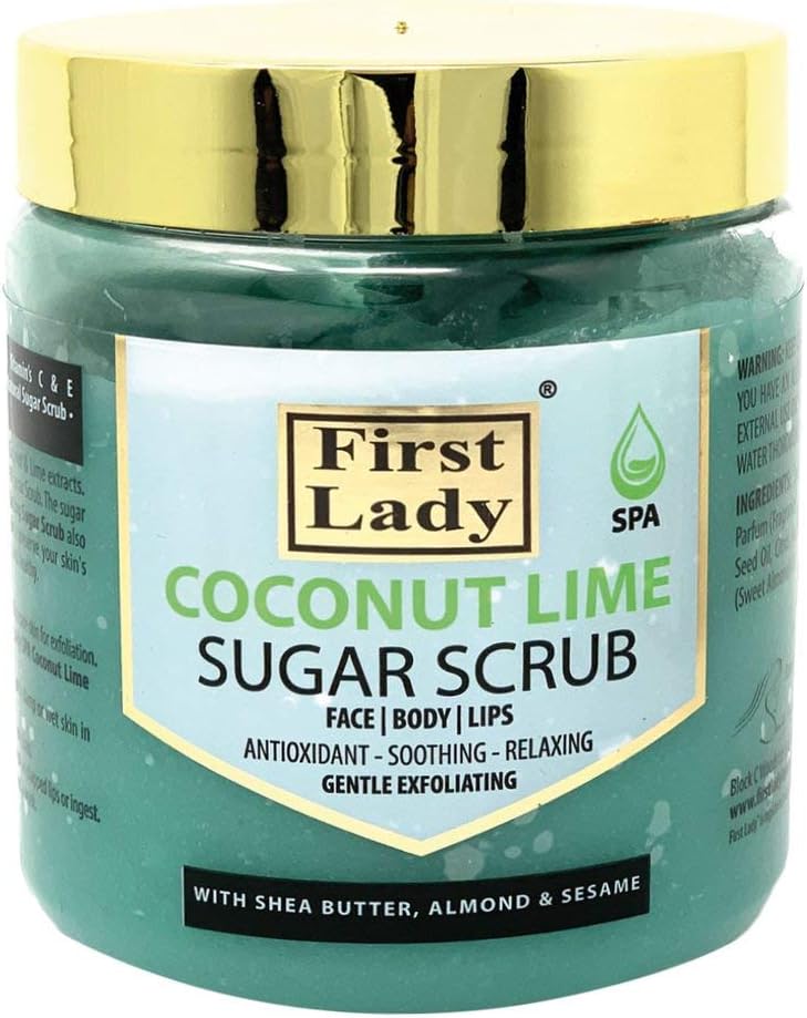 First Lady SPA Coconut Lime Sugar Scrub 500ml for Face Body Lips