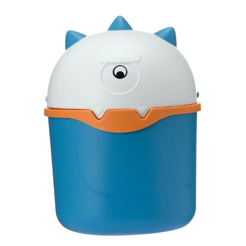 Small Plastic Desktop Trash Can With Lid For Kitchen Office Car And Home - Image 2