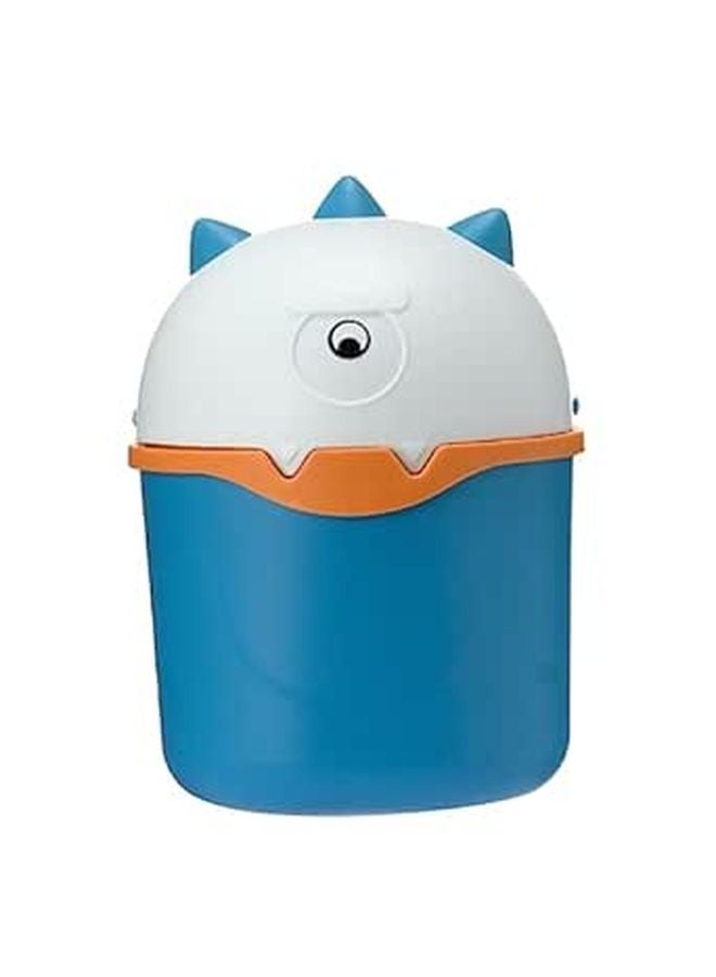 Small Plastic Desktop Trash Can With Lid For Kitchen Office Car And Home - Image 1