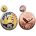BADAO 2PCS 250th Anniversary Commemorative CoinsAmerican FlagLiberty Bell Design Collectible Coins250th Birthday157Inch Durable Metal Anniversary Coins for DisplayCollectorsGift IdeaPatriotic Design - Image 2