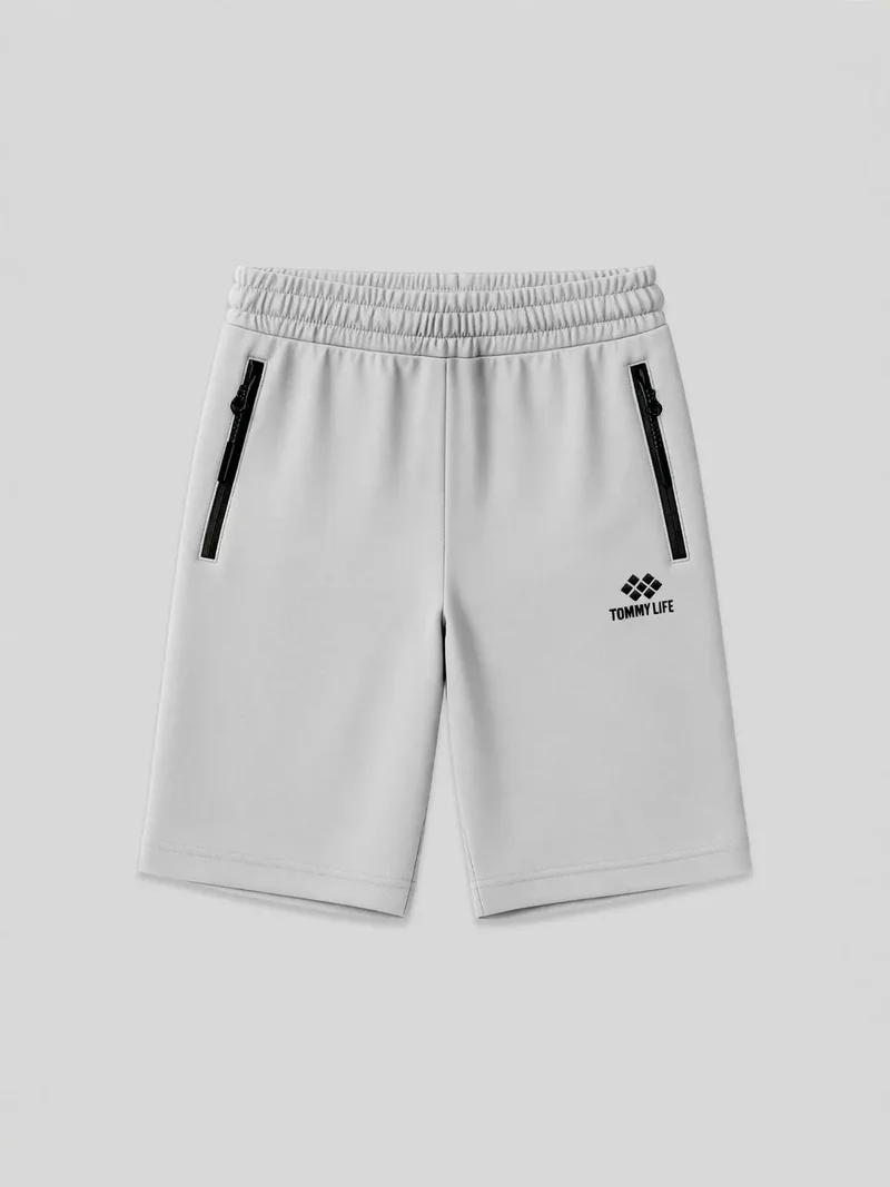 تومي لايف TOMMY Men's Regular-fit Knit Sweat Shorts