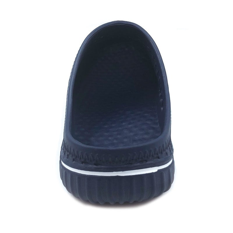 Amoji Garden Clogs Shower Shoes Rubber Sandals Yard Beach Pool House Summer Slipper 1702 Navy 6 Women/4 Men - Image 4