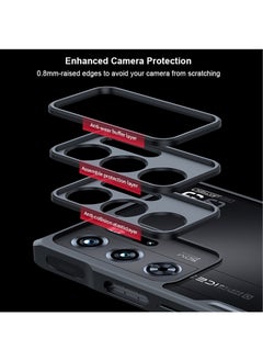 ماركة غير محددة لحالة ZTE Nubia Red Magic 9S Pro | غطاء Red Magic 9 Pro Plus مع واقي شاشة من الزجاج المقوى، وحافظة هاتف محمول مقاومة للصدمات ووسائد هوائية من مادة TPU، وغطاء خلفي مصنوع من مادة البولي كربونات المختلطة  - Image 5
