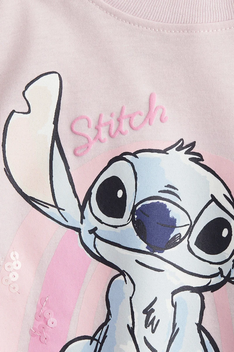 اتش اند ام تيشيرت قطني مطبوع