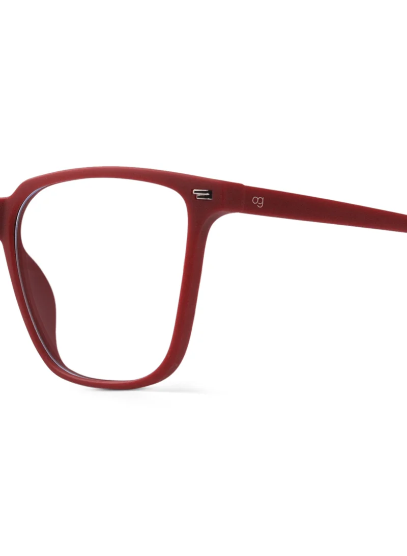 Woggles Bordeaux Radiance Wayfarer Blue Screen Glasses |Men & Women|100% UV Protection