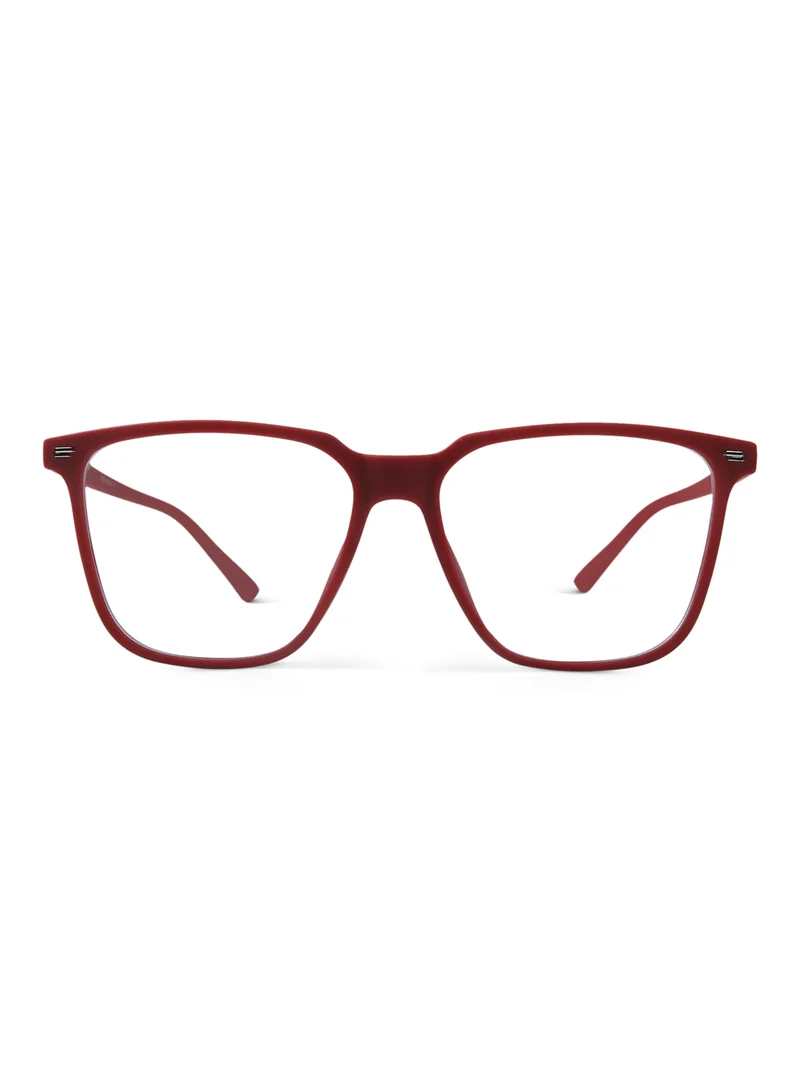 Woggles Bordeaux Radiance Wayfarer Blue Screen Glasses |Men & Women|100% UV Protection