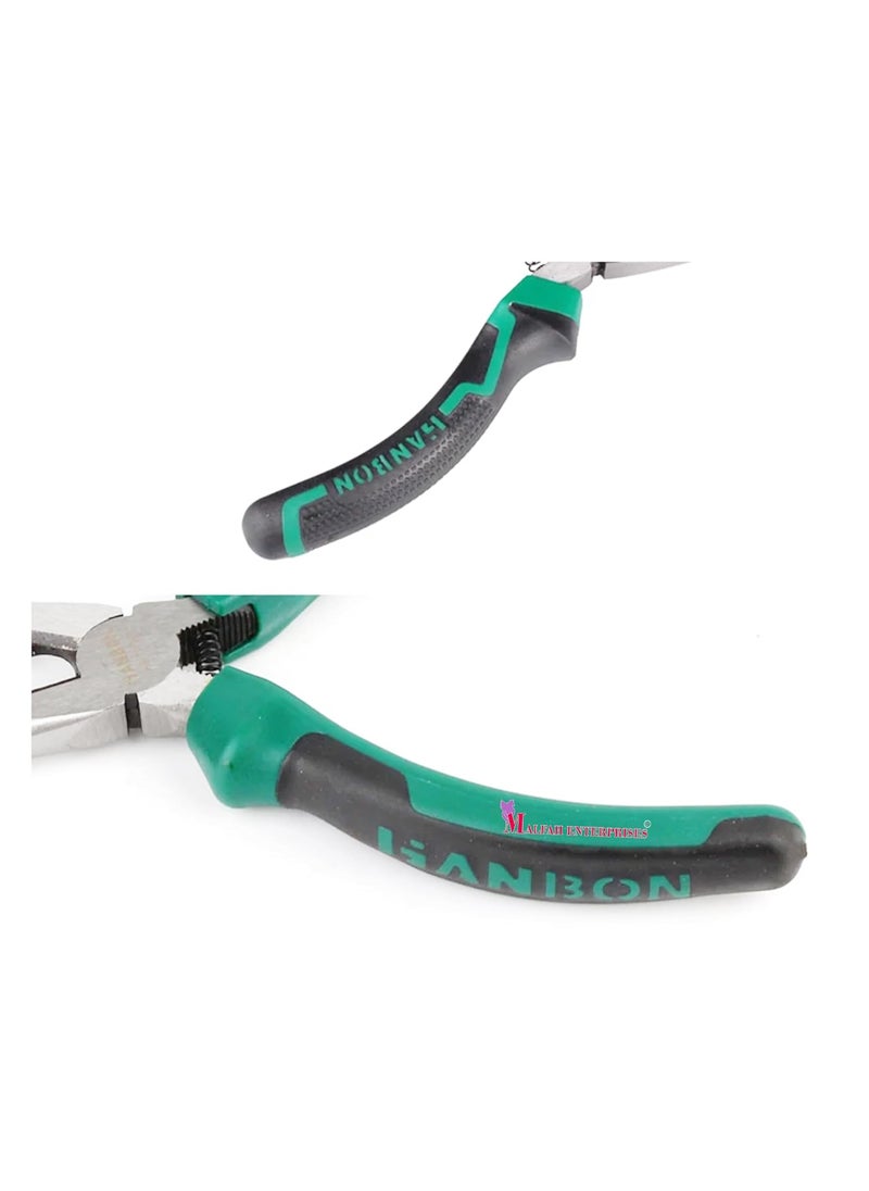 Malfah Enterprises Malfah Nose Pliers 6 Sturdy Long 6 inch High Carbon Steel Ideal for Cutting Gripping Wires Boutique 731006 Hanbon 6  - Image 5