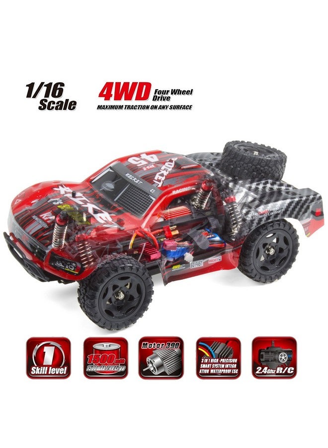 Cheerwing Cheerwing 1:16 Scale Short Course RC Car, 40KM/H High Speed 4WD Remote Control Truck Off-Road Remote Control Car  - Image 2