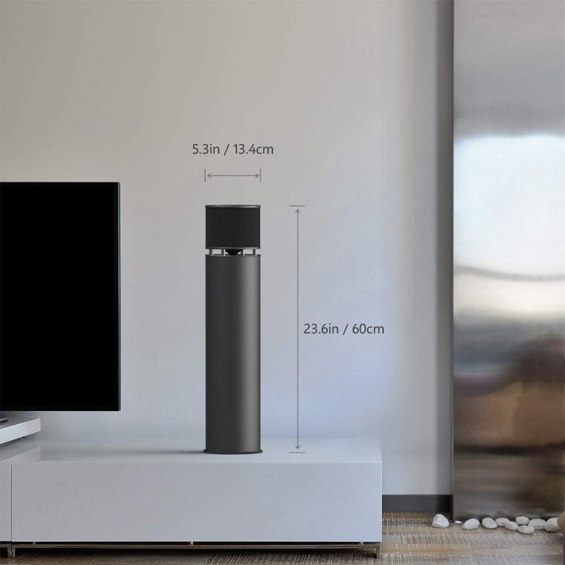 ABRAMTEK 100W Bluetooth Speaker, E600 High Power Wireless Speaker with Super Bass Subwoofer and 360 Sound for Home Office Party Outdoor (Grey) - Image 4