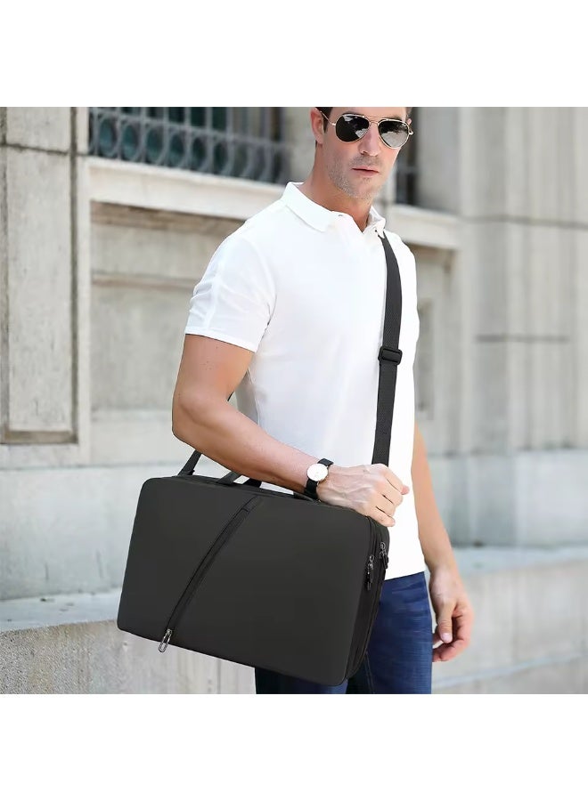 CoolBELL Men Backpack Three in one Multifunctional Backpack &Shoulder Bag & Handbag 17.3 inch Laptop Backpack 180° Open Large Capacity CoolBell 10003 - Image 5