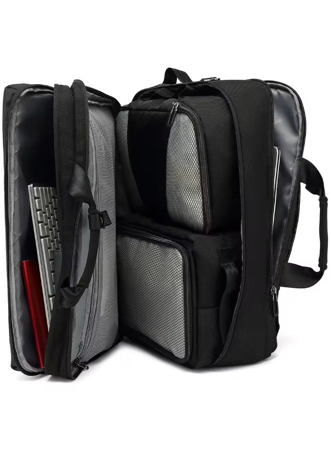 CoolBELL Men Backpack Three in one Multifunctional Backpack &Shoulder Bag & Handbag 17.3 inch Laptop Backpack 180° Open Large Capacity CoolBell 10003 - Image 3