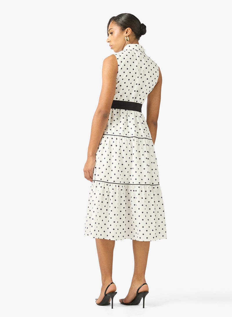 ايلا فستان بطبعة منقطة - Image 2