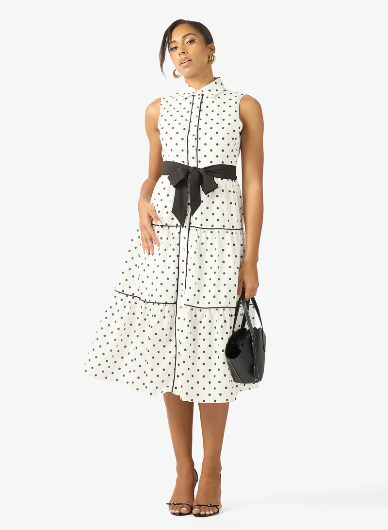 ELLA Polka Print Dress