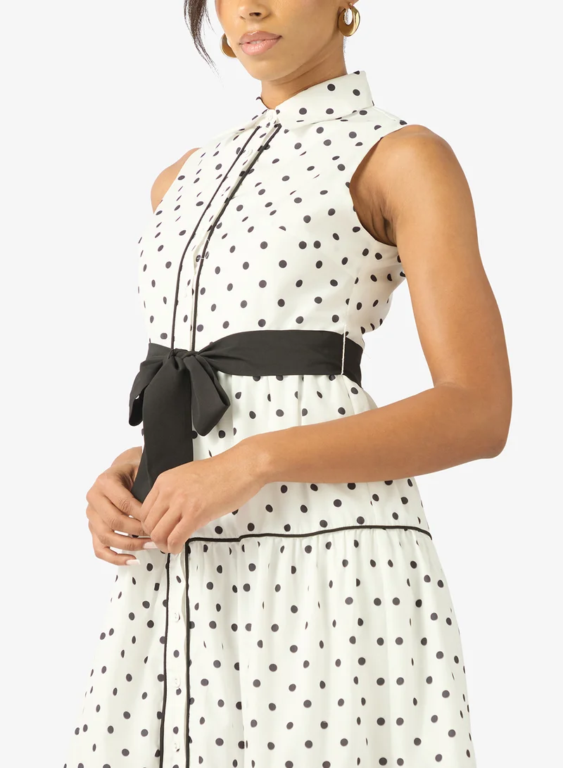 ELLA Polka Print Dress