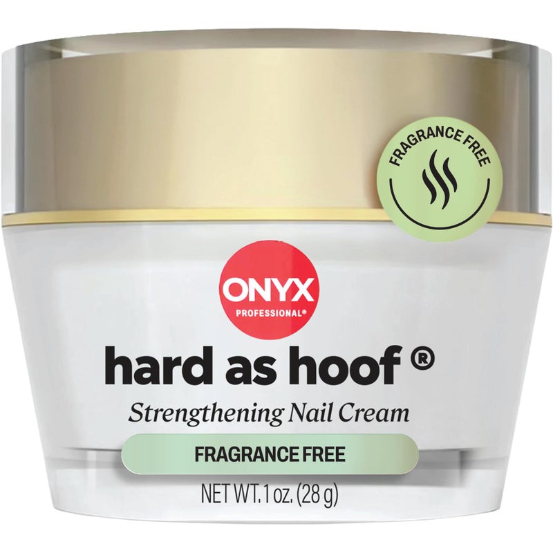 Onyx Professional Hard As Hoof Nail Strengthening Cream, Unscented - Nail Growth & Conditioning Cuticle Cream Stops Splits, Chips, Cracks & Strengthens Nails, 1 oz - Image 1