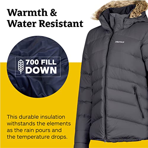 Marmot Women’s Ithaca Puffer Jacket | Down-Insulated, Water-Resistant, Dark Steel, Small - Image 4