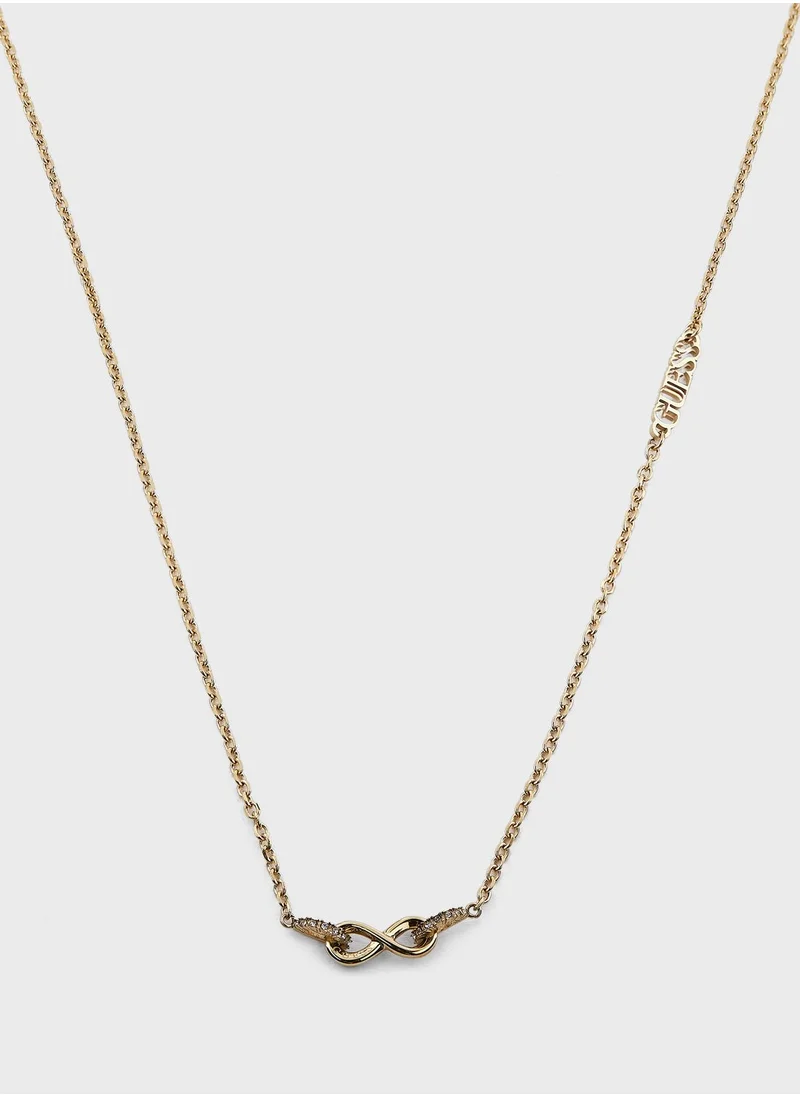 GUESS Infinity Pave Links Necklace
