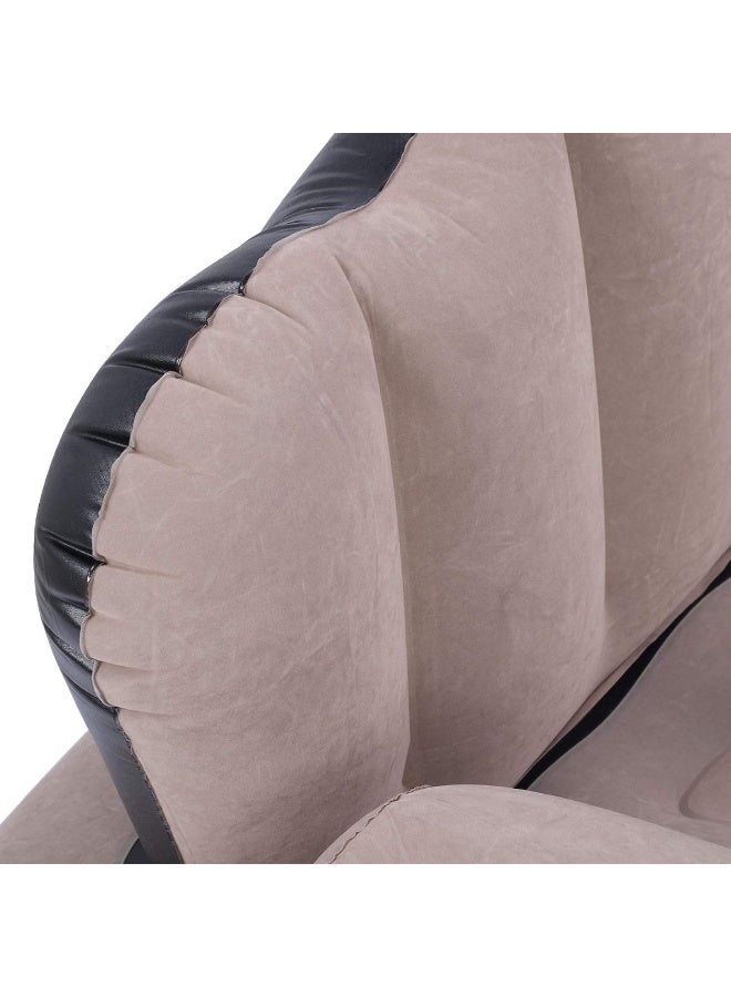 Tradeo Inflatable Sofa Bed Mattress – Soft Flocked Couch, Foldable & Portable for Travel, Camping, Outdoors & Home Use - Image 2