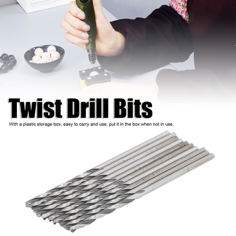 10Pcs Straight Shank Twist Drill Bits for Jewelry Beads Punch Drilling Tools 1.6mm - Image 3