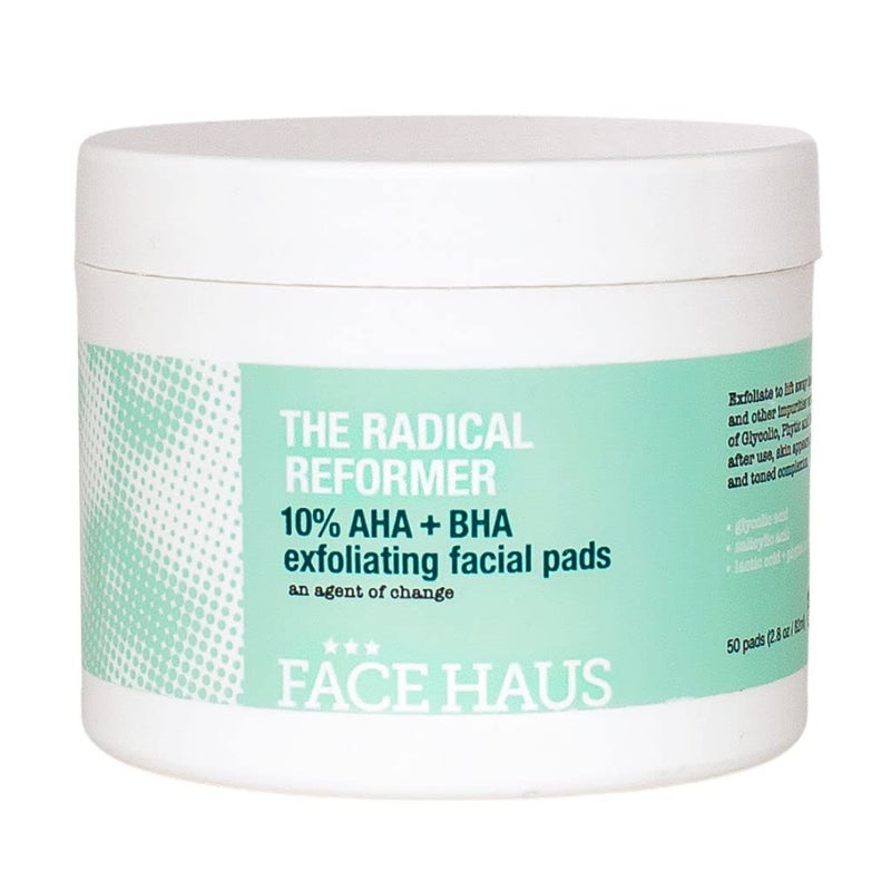 Face Haus The Radical Reformer Exfoliating Resurfacing Pads 10 AHA BHA