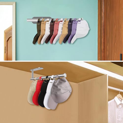 MGahyi Paper Towel Holder Wall Mount, Self Adhesive Or Drilling Under Cabinet Kitchen, 13.2 inch Stainless Steel Paper Towel Roll Rack, Towel Roll Hanger for Bathroom(Silver, Rectangle) - Image 5