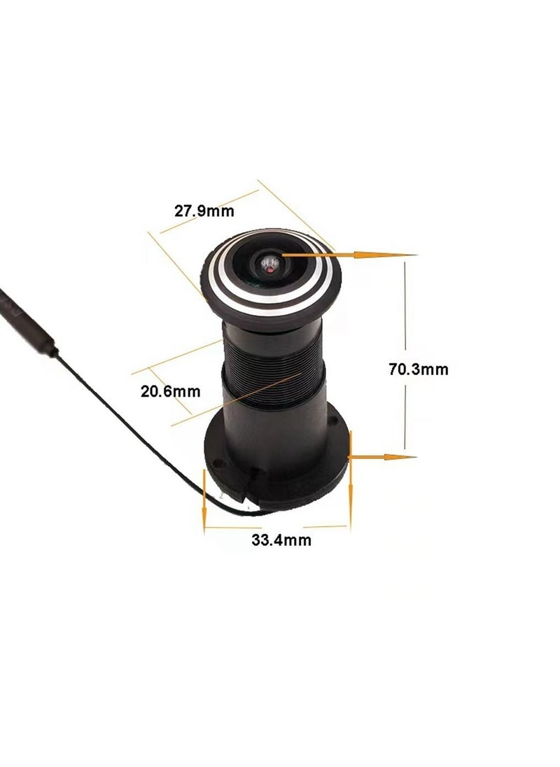 Generic - Mini WiFi Peephole Camera Motion Detection Door Eye Hole Security Cam Recorder - Image 1
