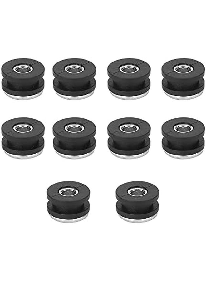Motorcycle Fairing Cowling Rubber Grommets Kit Replacement Parts Black - Image 4