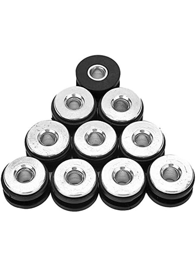 Motorcycle Fairing Cowling Rubber Grommets Kit Replacement Parts Black - Image 2