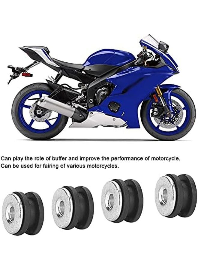 Motorcycle Fairing Cowling Rubber Grommets Kit Replacement Parts Black - Image 3