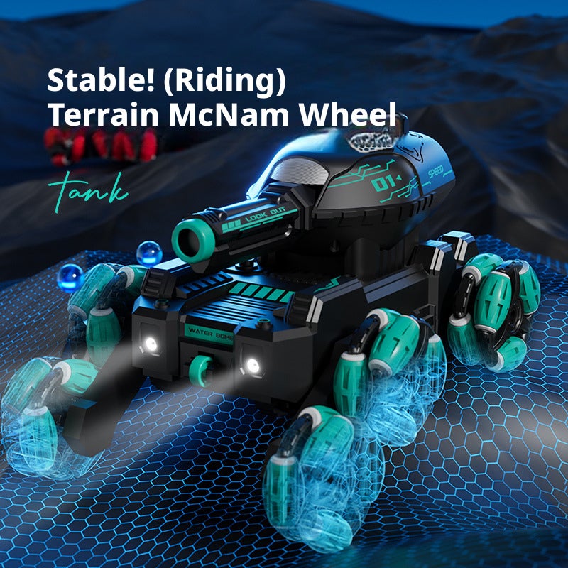 6-Wheel Stunt RC Water Bullet Tank Car Toy, Gesture Sensing, Off-Road, Gift for Boys - Image 4
