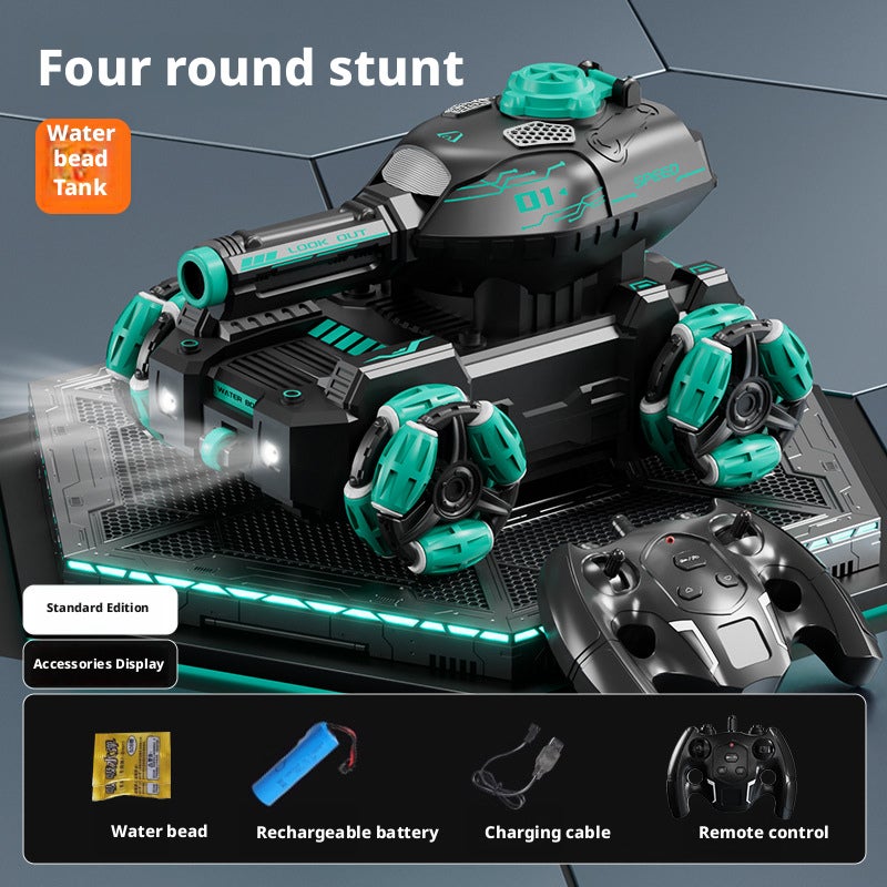 6-Wheel Stunt RC Water Bullet Tank Car Toy, Gesture Sensing, Off-Road, Gift for Boys - Image 5