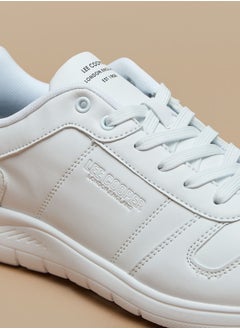 Lee Cooper حذاء رياضي رجالي سادة منخفض الكاحل مع رباط للإغلاق  - Image 5