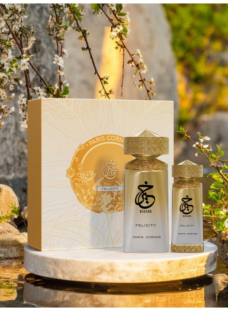 PARIS CORNER KHAIR FELICITY PERFUME + OIL COMBO SET
