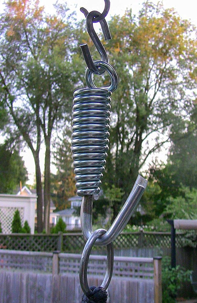 DIY Crafts DIY Crafts CTDIYHI44784 1 Pack for Hang Hammock Chair Spring Swivel Hook Hanging Kit Heavy Duty Stainless Steel 500  - Image 2