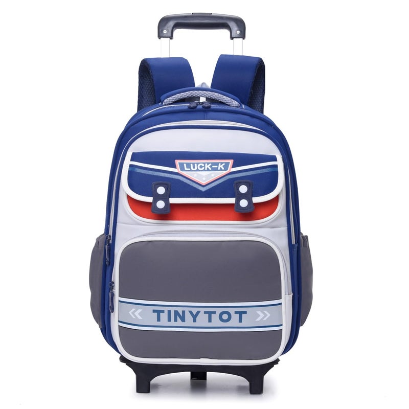 Tinytot Store 22 Litre 17-Inch Waterproof Large School Bag for Boys & Girls, Kids School Bag, School Backpack for Girls and Boys, for Kids, Ideal for Children with Trolley SB238T - Image 1