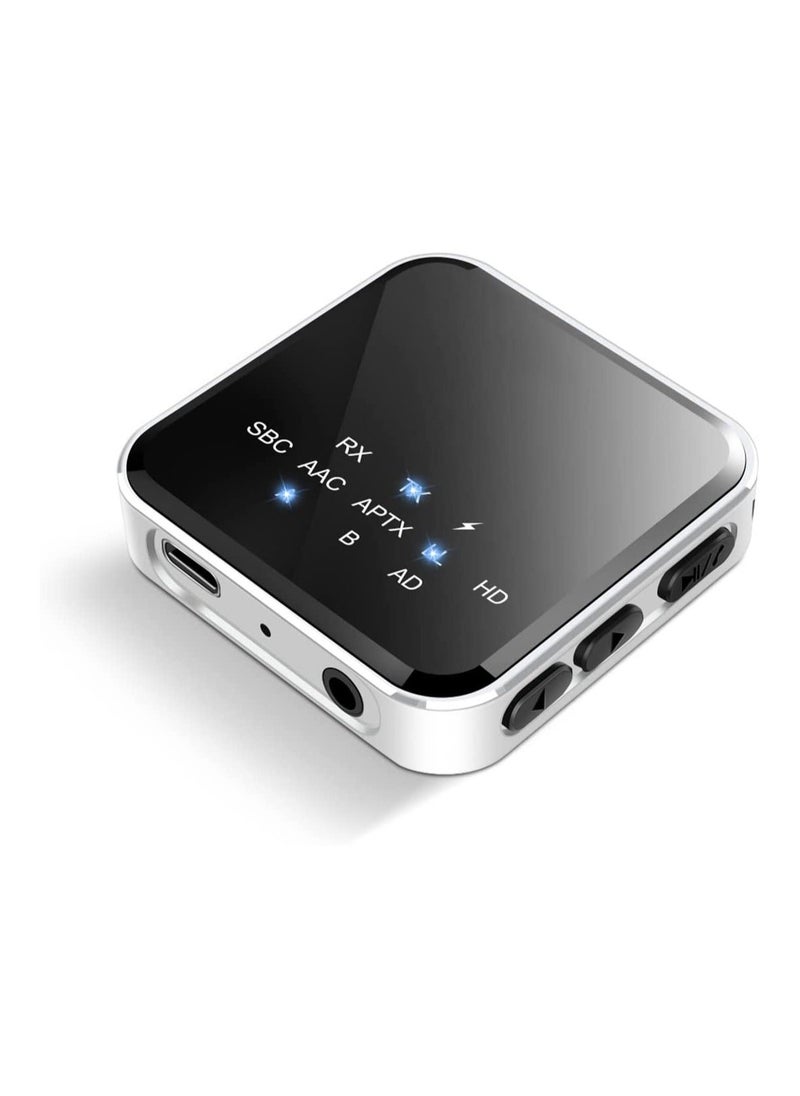 Generic Bluetooth 5.2 Transmitter Receiver for TV to Wireless Headphones,Speakers, APTX Adaptive,HD,Low Latency Wireless 3.5mm AUX Audio Adapter for PC ,Car ,Gym, Home Stereo System, 15hrs Playtime, Dual Link  - Image 1